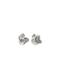 Ear studs i silver med stora silverknutar. 
