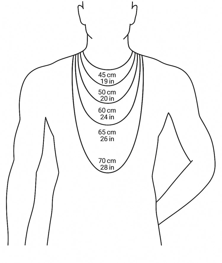 Mila Man Pansar kedja halsband silver, 2 mm