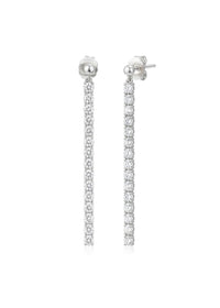 Long Crystal Line örhängen