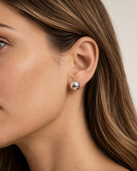 Happy Bead Örhängen 10 mm |  Örhängen med kulor | 925 silver