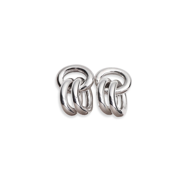 Chunky Chain Örhängen, 12 mm | 925 silver