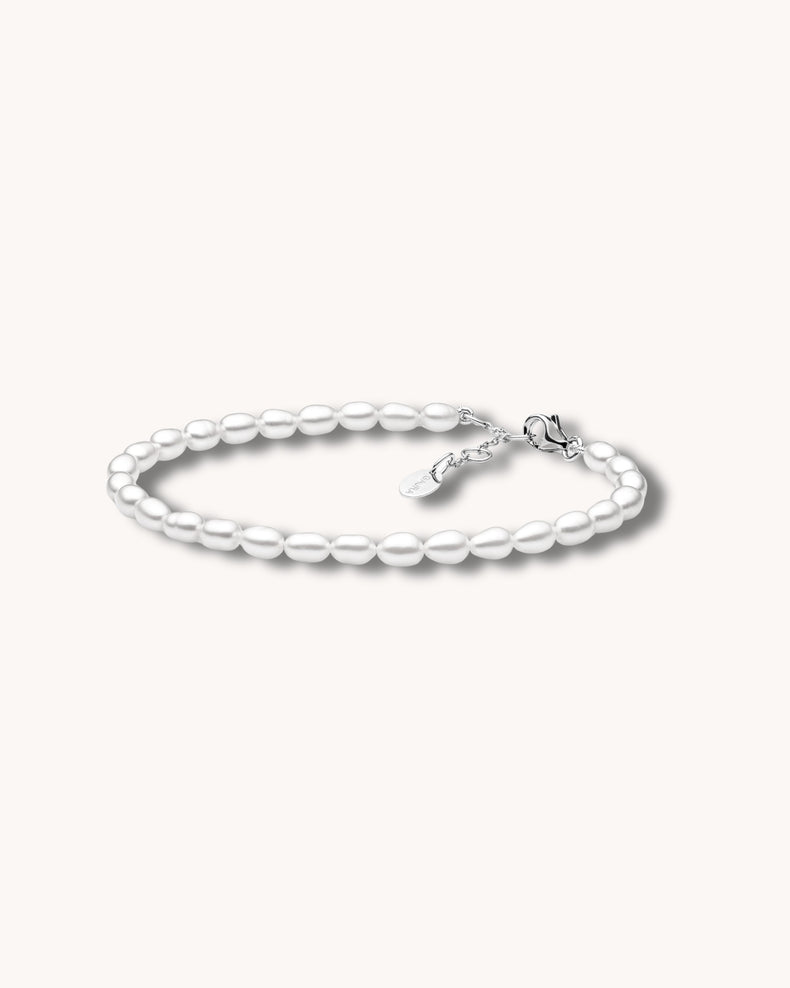 Perlenarmband, Barockperlen, mittel