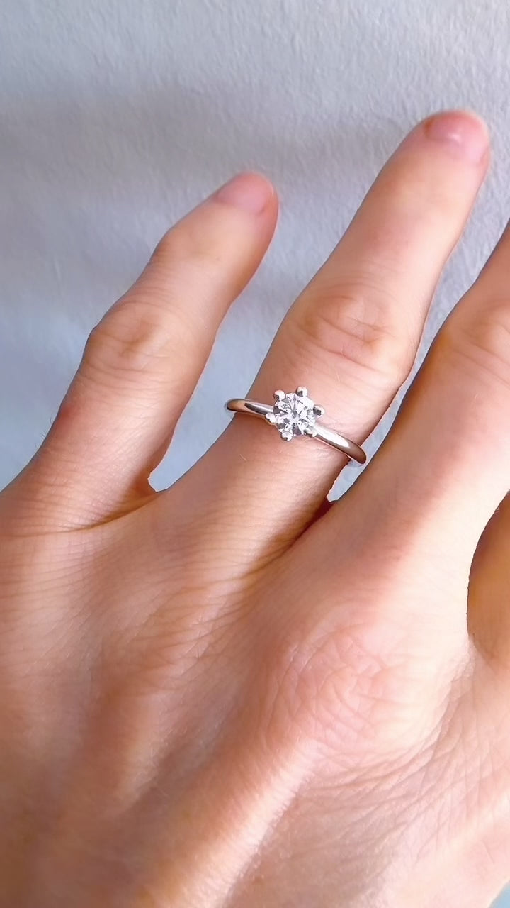 Julie 0.5 ct diamond, Solitaire ring Wedding / Engagement ring