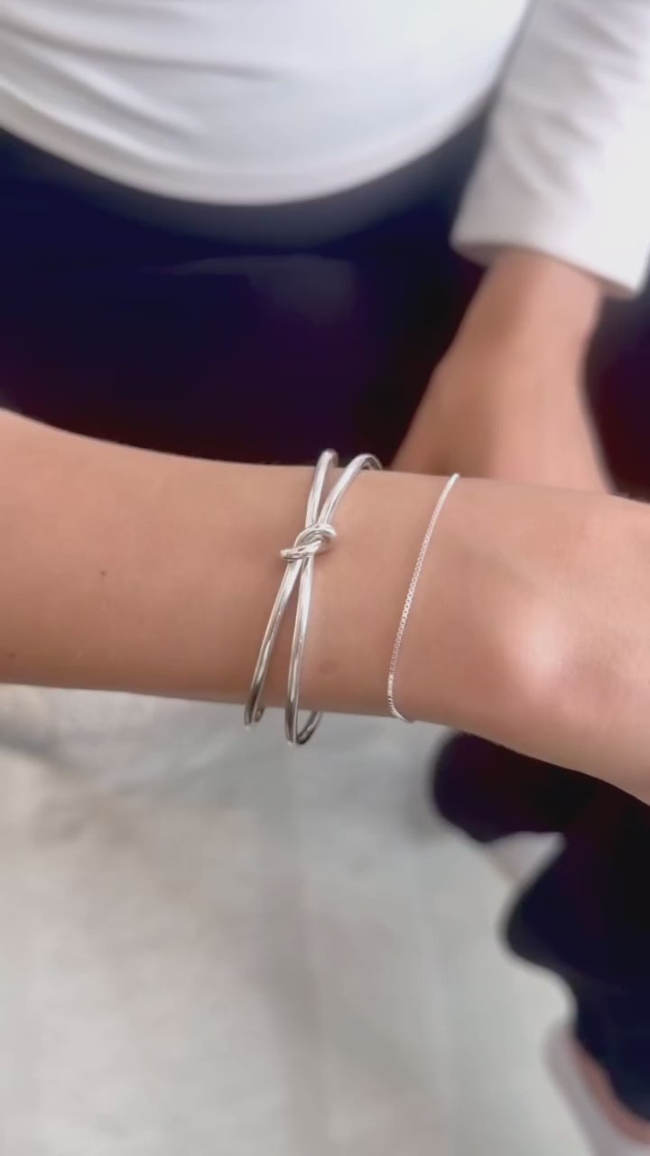 Luna Cuff Armband | 925 Silber