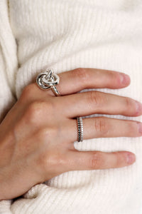 3 in One Fat Knot Ring | 925 Silber