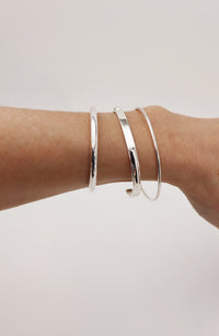 Yes I Am Cuff Armband, silver