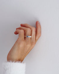 Mila Combo Silberring, 5 mm