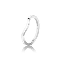 Line Verlobungsring Silber
