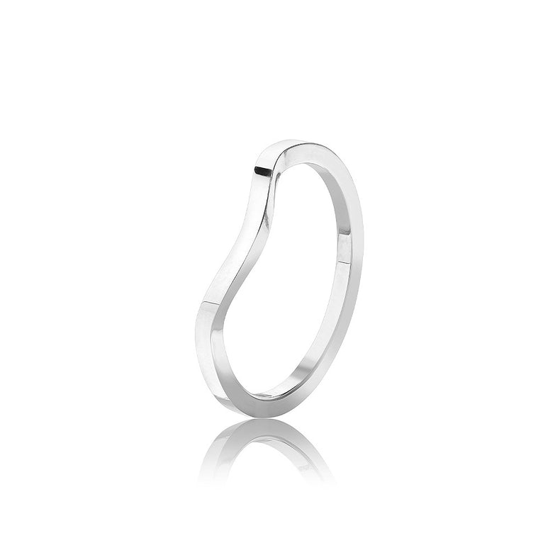 Line Silberring | 925 Silber