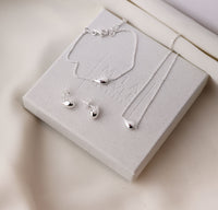 Mini Drop Armband silver