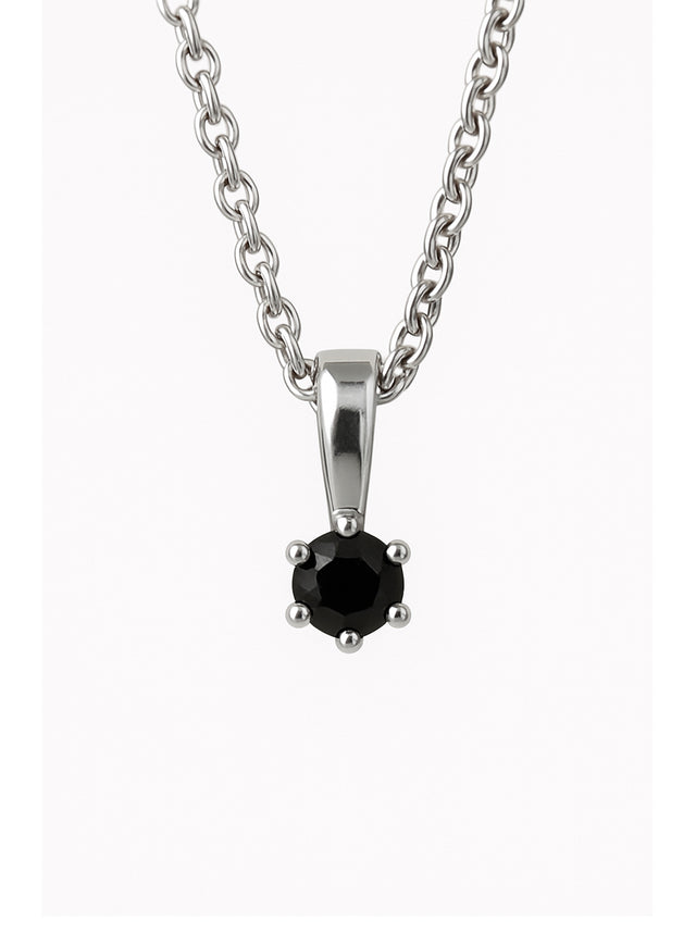 Julie Diamond-Halskette, schwarzer Diamant
