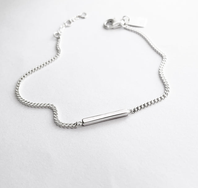 ROD MINI armband silver - Mila Silver