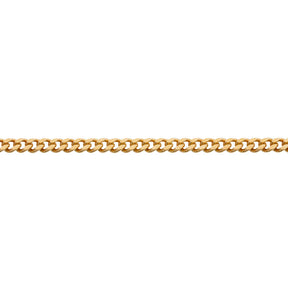 KEDJA Pansar guldpläterad, 50 cm - Mila Silver