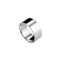 MILA Plain ring silver, 10 mm - Mila Silver